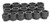 Grey Pneumatic GRE9016 9016 16-Piece 1-Inch Drive 6 Point Standard Length Fractional Impact Socket Set
