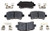 R/M BRAKES MGD1430ACH BRAKE PAD SET