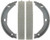 R/M BRAKES 807PG BRAKE SHOES