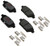 R/M BRAKES EHT1161H BRAKE PAD SET