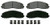 WAGNER BRAKE ZX1680 QS SEMI-MET BRAKE PADS