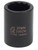 Sunex SUN219ZM 219zm 1/2-Inch Drive 19-mm 12-Point Impact Socket