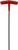 Bondhus BND15360 15360 4mm Hex Tip T-Handle with ProGuard Finish