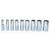 K Tool International KTI22201 SOCKET SET 3/8IN. DRIVE 9 PC SAE DEEP