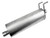 WALKER EXHST 21568 Walker Quiet-Flow Stainless Steel Muffler