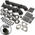 BD DIESEL 1043007 Exhaust Manifold Kit Incl. Manifold/Cross Over Tube/EGR Port High Temp Black Coated Exhaust Manifold Kit