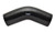VIBRANT 2752 Performance Power Hose Coupler, Silicone, 4ply Aramid Reinforced, 45 degree Elbow, 2.50 in. Inlet I.D, 2.50 in. Outlet I.D, 4.50 in. Leg Length, 2.50 in. CLR, Black, each