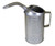 WIRTHCO 94488 Funnel King 4 Quart Measure Can with Flex Spout (Galvanized, Heavy Duty), Silver