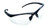 SAS  SAFETY CORP SA543-3000 EYEWEAR BLK FIBER FRAME DB CARBON