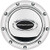 BILLET SPEC 32715 HORN BTN PRO-STYLE RIVET POL/BLK