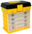 Homack MFG HMHA01040121 Homak 12-Inch Plastic Portable Parts Organizer, Large, Yellow,