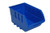 Homack MFG HMHA01015612 Homak Single Plastic Individual Bin, Medium, Blue,