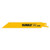 DeWalt DW4822B25 12-Inch 18 TPI Straight Back Bi-Metal Reciprocating Saw Blade (25-Pack)