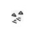 HENNESSY INDUSTRIES INC AA6914-6 Carbd Insrt,Negatv Rake.032radius,6pk