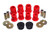 ENERGY SUSPN 83132R Energy Suspension 8.3132R Front Control Arm Bushing Set, 1 Pack, Red