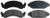 R/M BRAKES MGD375MH BRAKE PAD SET