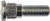 Dorman 610287 Rear 1/2-20 Serrated Wheel Stud - .667 in. Knurl, 1-29/32 in. Length for Select Dodge Models, 10 Pack