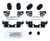 RAYBESTOS H15908A BRAKE CALPR HRDWRE KITS