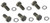 MOROSO 38760 7/16 FLEX PLATE BOLTS