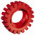 Dynabrade DYB92255 92255 4-Inch Diameter by 1-1/4-Inch Wide RED-TRED Eraser Wheel Wheel Only, Red