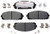 R/M BRAKES EHT1709H Raybestos Enhanced Technology Friction Pads Brake Pad Set
