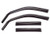 WEATHERTECH 84503 Front and Rear Side Window Deflectors; Dark Smoke+W2484503