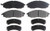 R/M BRAKES MGD830MH BRAKE PAD SET