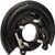 Dorman 926272 Rear Passenger Side Loaded Brake Backing Plate for Select Ford Models