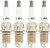 AUTOLITE 5503 -4PK Copper Resistor Spark Plug, 4 Pack