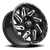Vision Wheel 6-135 GBMS SPYDER Gloss Black Machined Wheel