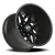 Vision Wheel 8-165.1 Satin Black Spyder Wheel — 8x165.1mm Bolt Pattern