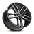 Vision Wheel 5-120 GBMF Gloss Black Machined Finish Wheel Component