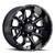 Vision Wheel 6-Lug 5.5-inch Gloss Black Machined BOMB Wheel Rim