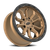 5x5.5" Vision Korupt Wheel – Satin Black Finish