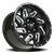 Vision Spyder 5x127mm Gloss Black Machined Wheel