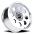Vision Wheel 6-Lug 5.5-Inch Polished Midway Aluminum Wheel