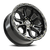 Vision Korupt 5x5.5" Gloss Black Machined Wheel