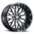 Vision Wheel 6-Lug 5.5 inch Gloss Black Machined RIOT Wheel