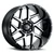 Vision Wheel 5-Lug 127mm Gloss Black Machined Finish