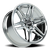 Vision Wheel 6-132 Chrome Wedge Automotive Wheel — 6x132mm Bolt Pattern