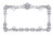 CRUISER 25231 SKULL & BONE  CHROME