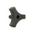 JR PRODUCTS342-20175 9/16IN TRI-LUG WINDOW KNOW BLK