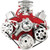 BILLET SPEC FM2121PC Serpentine Conversion SBC Mid Mount Alt & P/S (Keyway)