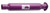 Flowtech FLT50230 PURPLE HORNIE 3IN HDR MUFF