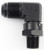 Fragola -4AN x 1/8 NPT 90 Degree Swivel - Black