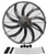 Derale DER16116 HO EXTREME 16 CURVED BLADE PULLER FAN