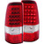 ANZO anz311010 ANZO 1999-2007 Chevrolet Silverado 1500 LED Taillights Red/Clear