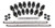 MOPAR ALUMINUM SHAFTMOUNTED ROLLER ROCKER SYSTEM FITS LA ENGINES 1.5 RATIO