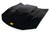 Composite Hood Black 2.5in Scoop