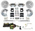 Leed Brakes LEEFC0001-H405M POWER FRONT KIT WITH PLAIN ROTORS AND ZINC PLATED CALIPERS